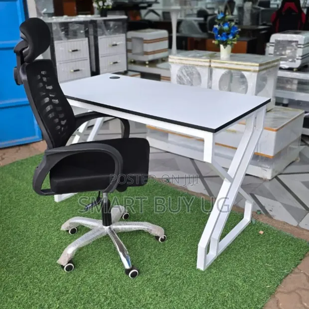 Brand New Office Desk Table 120cm White - 1