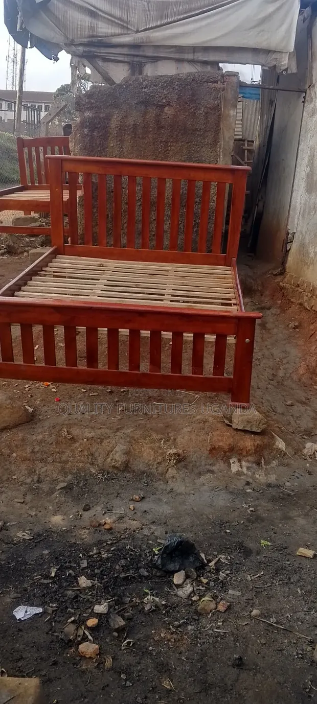 5x6 New Wooden Bed - 1