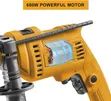 INGCO Impact Drill Set, 680W | 0-3000rpm - 3