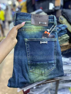 100K Dark Blue Stretch Jeans - Men's
