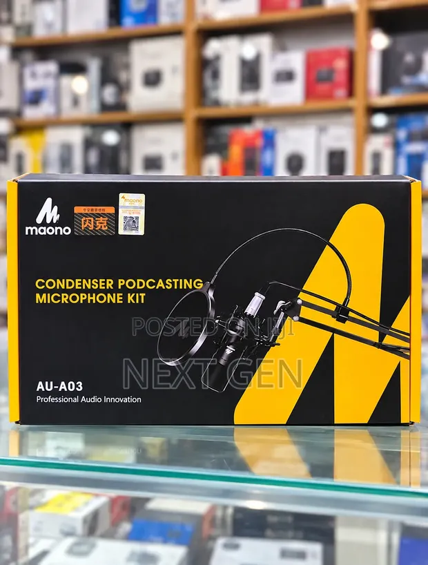 Maono AU-A03 Condenser Podcast Microphone Kit - 1