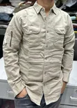 Men's Long Sleeve Cargo Shirts - 5