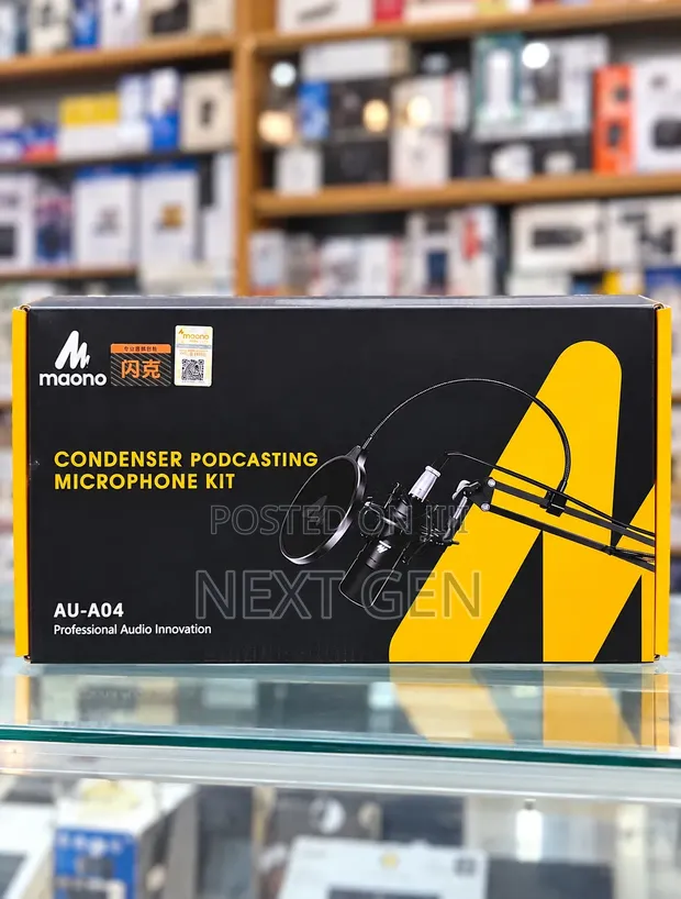Maono AU-A04 Condenser Podcast Microphone Kit - 1