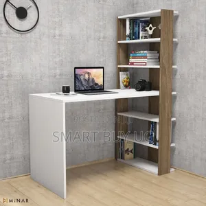 Modern Office Table / Reading Desk with Black Frame (CT42)