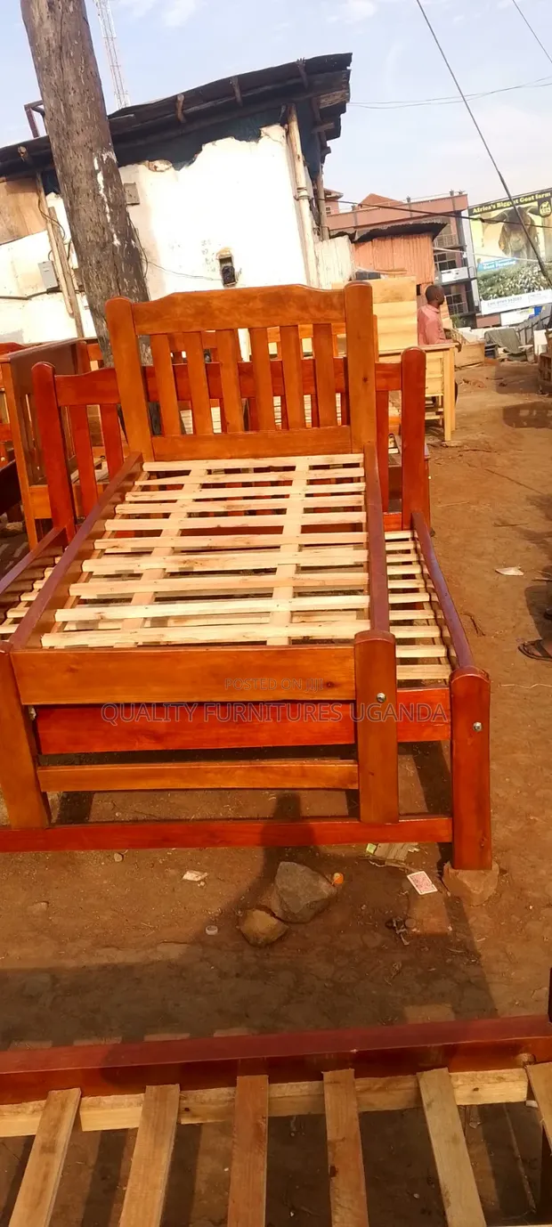 3x6 Twin Wooden Bed Frame - 1