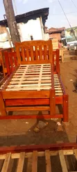 3x6 Twin Wooden Bed Frame - 1