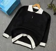 Men's Quarter-Zip Cable Knit Polo Sweater - 2