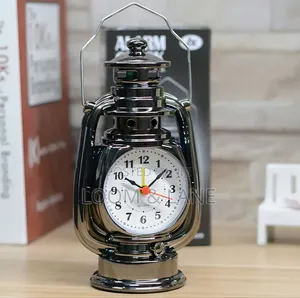 Vintage Retro Oil Lamp Alarm Clock