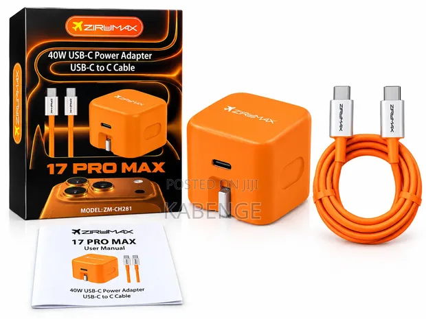 ZIRUMAX ZM-CH281 40W USB-C Power Adapter Set - 1