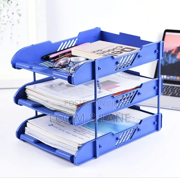 3 Tier Modern Document Tray Organizer - 1