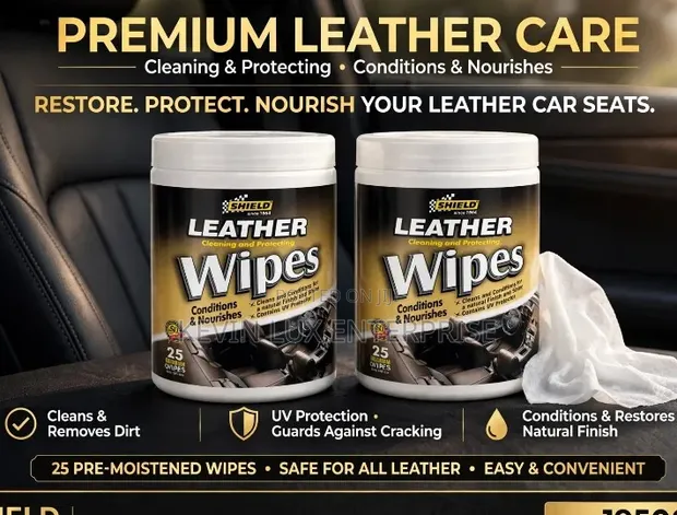 Leather Cleaning and Protecting Wipes (25 PCS) - 1