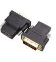 DVI-D (24+1 Pin) Male to HDMI Female Adapter - 1