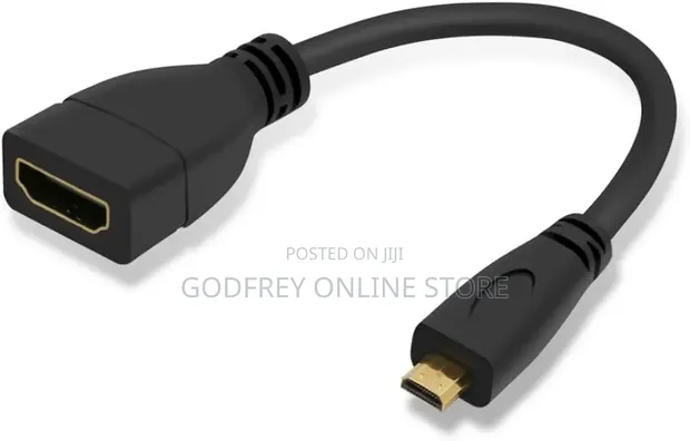 Micro HDMI Male to HDMI Female Adapter Cable 10cm - 1