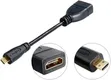Micro HDMI Male to HDMI Female Adapter Cable 10cm - 3