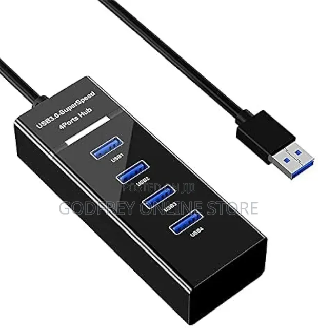 3.0 USB Hub - 4 Ports, High-Speed Data Transmission - 1