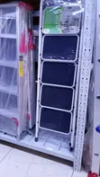 4-Step Foldable Ladder (White/Black) - 200kg Max Load - 2