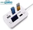 3.0 Card Reader and 3-Port USB Combo Hub - 2