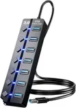 7-Port USB 3.0 Hub with Individual Switches - 3
