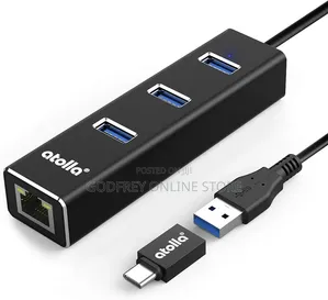 Atolla USB 3.0 Hub with Gigabit Ethernet