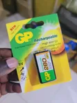 GP 9V 280mAh Rechargeable NiMH Batteries - 2