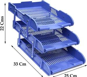 3 Tier Modern Document Tray Organizer