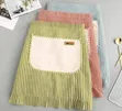 Half-Length Zipper Large Pocket Kitchen Cooking Apron - 1