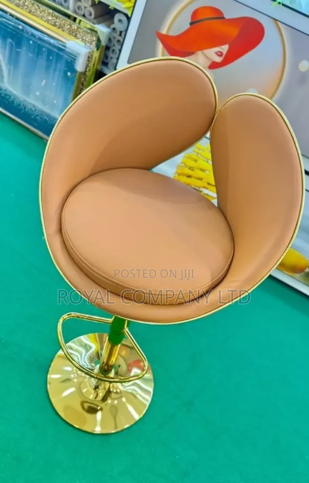 Modern Curved Counter Stool - 1