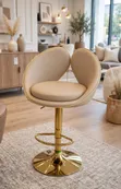 Modern Curved Counter Stool - 2