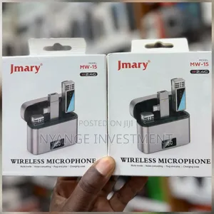 Jmary MW-15 2.4G Dual Wireless Lavalier Microphone