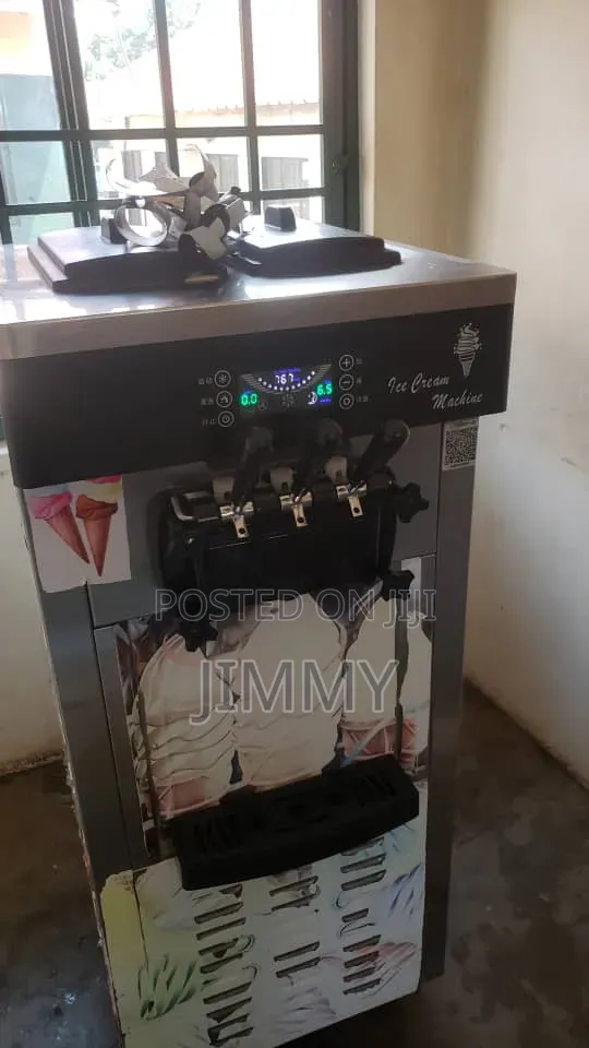 Commercial 3-Nozzle Soft Serve Ice Cream Machine - 1