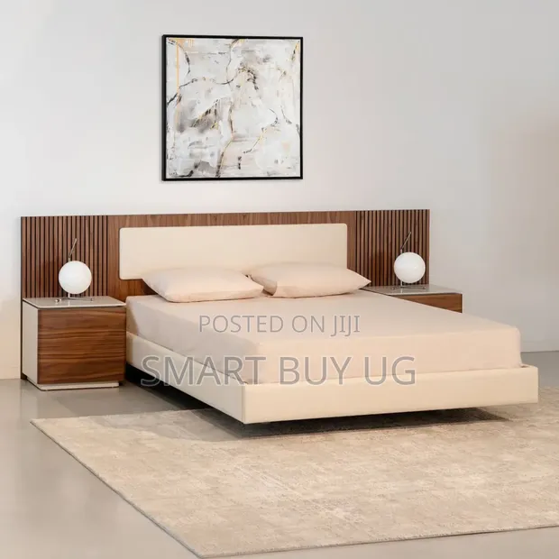 5x6 Wooden Double Bed with Drawers | Free Installation - 1
