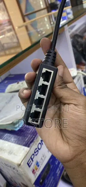 RJ45 Ethernet Splitter Coupler Inline Connector (1 to 3 Port)