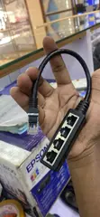 RJ45 Ethernet Splitter Coupler Inline Connector (1 to 3 Port) - 3