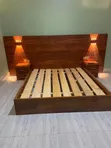 Brand New Wooden Bed Frame 5x6 - 1