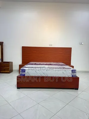 5x6 Wooden Double Bed Frame with Drawers
