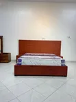 5x6 Wooden Double Bed Frame with Drawers - 1