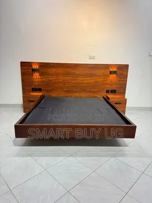 Brand New 5x6 Wooden Bed Frame with Drawers