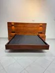 Brand New 5x6 Wooden Bed Frame with Drawers - 1
