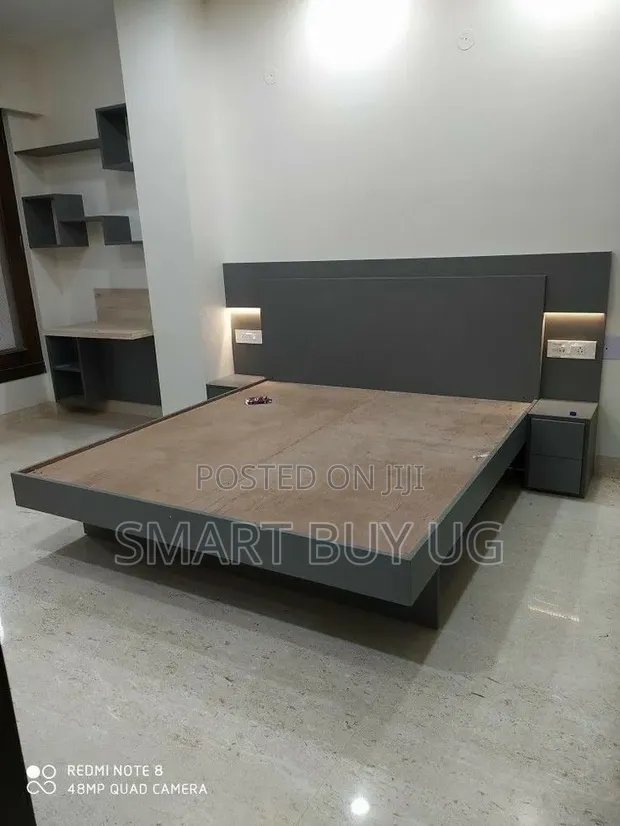 5x6 Wooden Bed Frame with Drawers | Free Install - 1