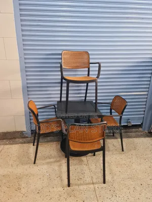 Elegance Outdoor Matted Table and Chairs Set