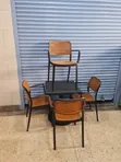 Elegance Outdoor Matted Table and Chairs Set - 1