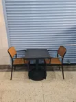 Cafe Dining Plastic Table and Chairs - Brand New - 1