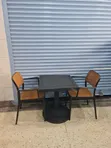 Cafe Dining Plastic Table and Chairs - Brand New - 2