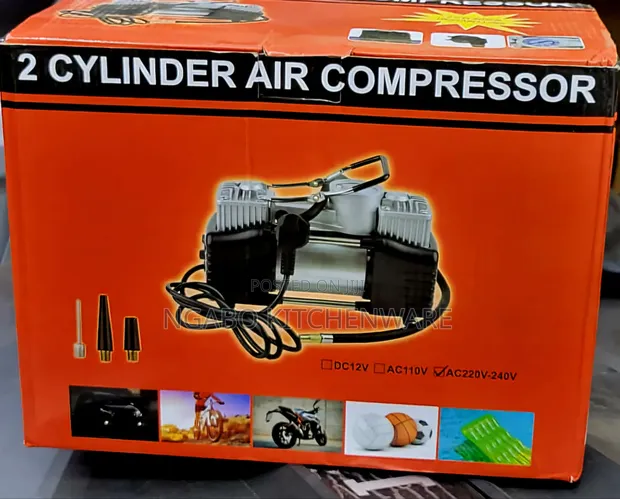2-Cylinder Portable Air Compressor - 1