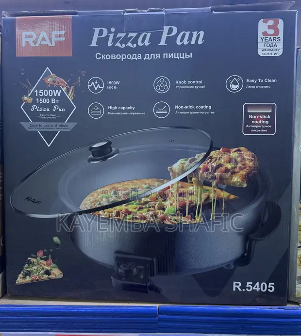 RAF R.5405 Electric Pizza Pan & Multifunction Skillet - 1500W - 1