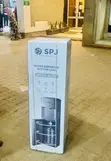 SPJ 3-Tap Water Dispenser with Bottom Fridge (WDB-BL007) - 1