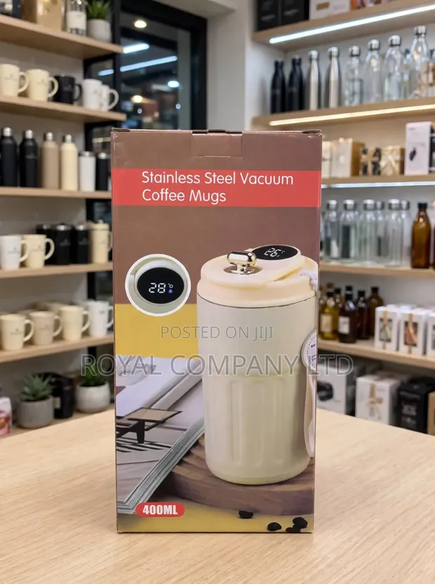 Coffee Thermo Cup with Temperature Display - 1