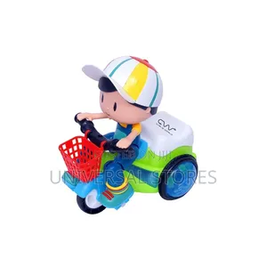 Stunt Tricycle Toy with Light and Music