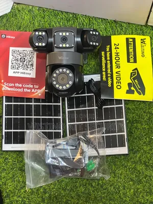 Wistino 4-Lens 2-Solar 4G Solar CCTV Camera