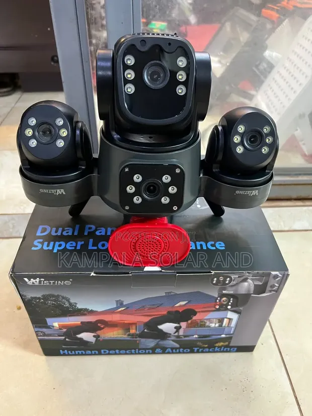 4 Lens 4G Solar PTZ Security Camera - 1